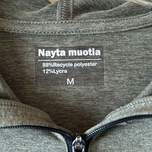 NEW Nayta Muotia Mens 1/4 Zip Pullover Hoodie - Picture 4 of 6